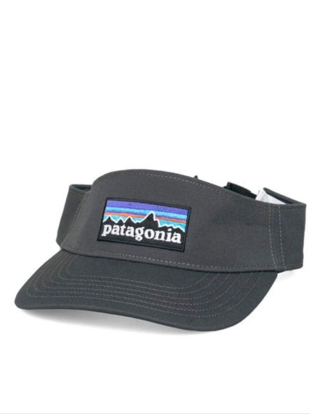 Patagonia Terrebonne Visor One Size Adjustible NWOT Dark Gray Unisex